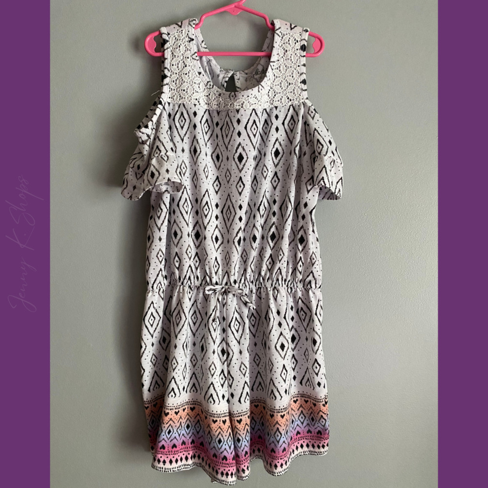 Mudd | Cute Girls Aztec Design Romper w/ Shorts | Size: X-Large (14-16)